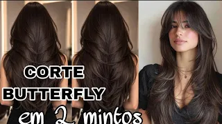 CORTE VOCÊ MESMA EM 2 MINUTOS, MUITO FÁCIL! 