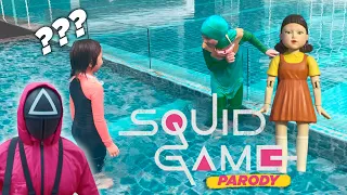 Qahtan Dan Saleha Parodi Squid Game Pas Lagi Berenang, Kocak Abis!