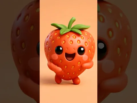 Dancing Strawberry 🍓#cute