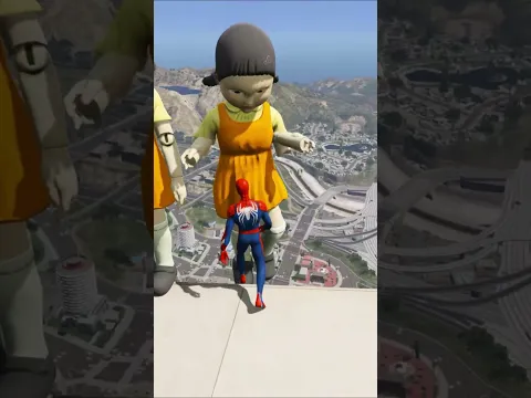 GTA 5 Epic Ragdolls | Spider-Man Jumps/Fails ep.#shorts