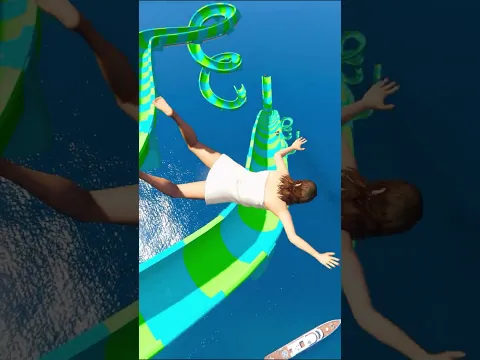 Amanda, Franklin, Lamar & Michael Water Slide #1 #amandawaterslides