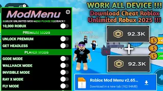Tutorial Cara Download Mod Roblox 2025 Unlimited Robux Terbaru Anti Banned Aman Link MediaFire