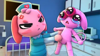 ROBLOX Animal Hospital ANOMALY FUNNY MOMENTS (MEMES) - TINY Anomaly Sad STORY #4