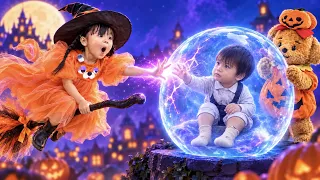 🌈✨🎃🧙‍♀️ Mata the Little Witch Visits the Human World! | Halloween Adventure at Chocolate Ville