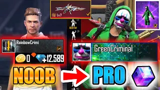Free Fire new account to *PRO*😱 Criminal - look how it became😱🔥