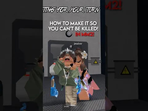 how to become unkillabls in murder mystery 2!😨