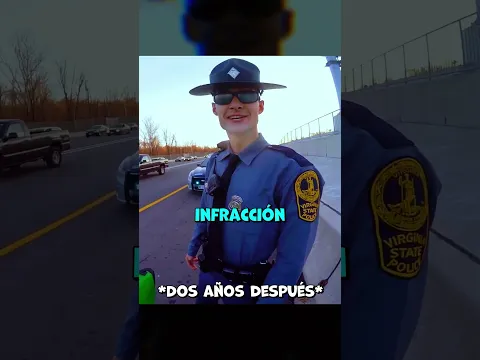 Reunión con un agente de policía años después🤯 #bike #moto #bikers