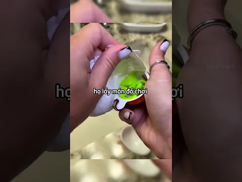 Người mẹ này biến hộp Kinder Joy thành 1 quả trứng 😱😱😱🤩🤩 #shortsvideo