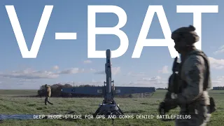 V-BAT: Deep Recce-Strike for GPS and Comms Denied Battlefields