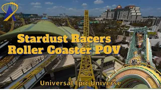 Stardust Racers Roller Coaster POV at Universal Epic Universe