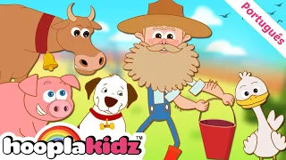 HooplaKidz Brasil | O velho MacDonald tinha uma fazenda | Músicas Infantis