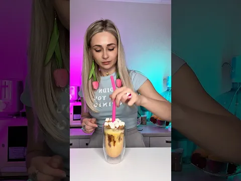 Coffee with expensive ice cream