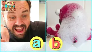 A to Z at Bath Time🛁 🚿 Fun ABC Learning Song for Toddlers & Kids ❤️ 🎶