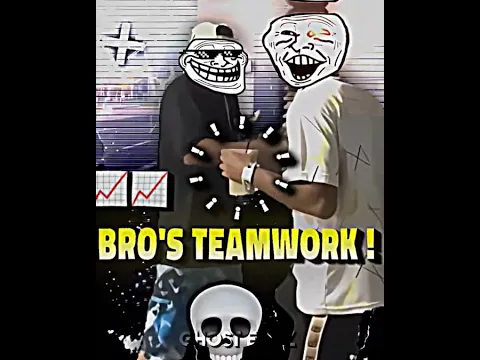 bro's Teamwork 💀 #trollface #edit #shorts