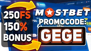 Mostbet promo code GEGE - Claim your 150% Bonus and 250 Free Spins!