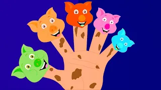 The Piggy Finger Family + More Popular Nursery Rhymes for Toddlers