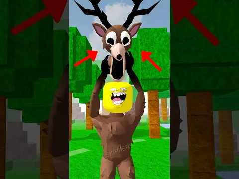 When NOOB become DEER In the forest 🤣 #roblox #usa