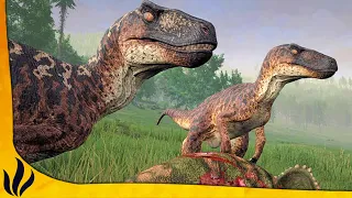 LA VIE D'UN GROUPE D'UTAHRAPTORS AGRESSIFS ! (The Isle)
