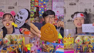 Tách kẹo cục kít 🤣 | Bé Bông bị ngốc 🤪| Ăn Vặt Chú Tư #anvattuoitho #anvatchutu