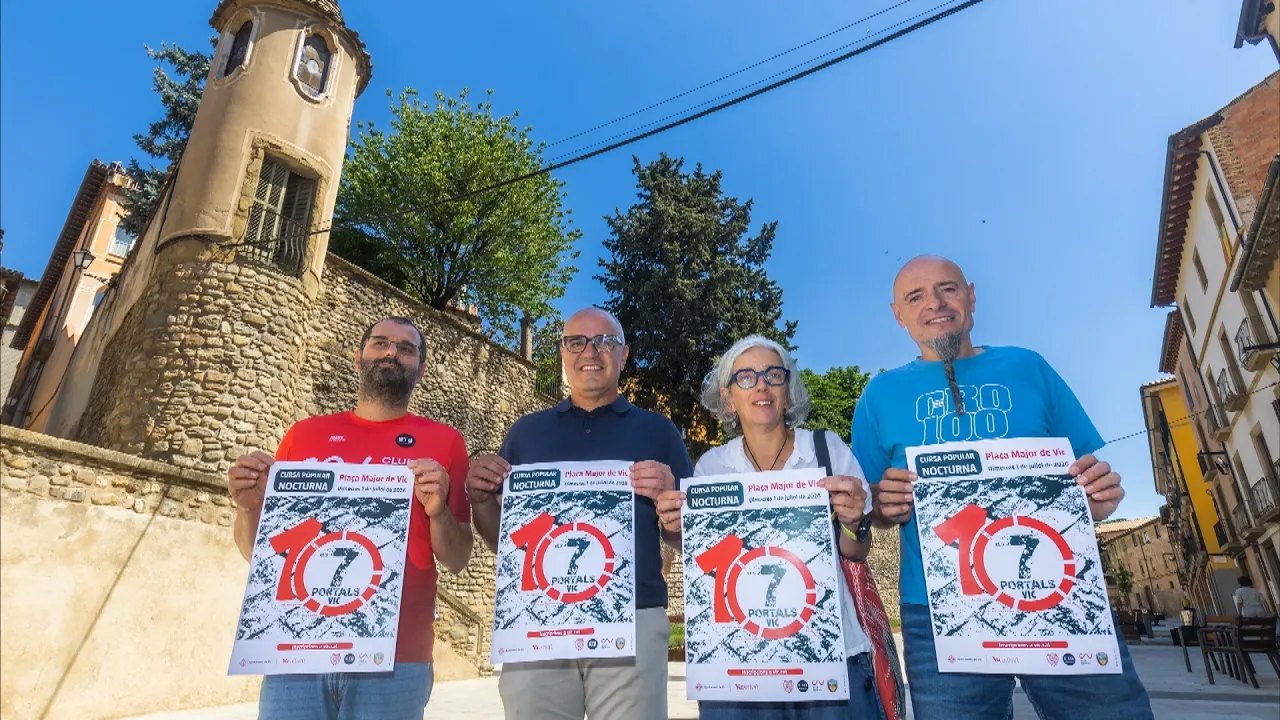 La cursa ‘Els 7 Portals’ de Vic arriba a la 10a edició amb novetats en el recorregut