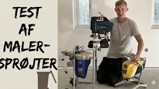 Test af 3 malersprøjter