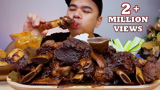 BEEF SHORT RIBS ADOBO | Mukbang Philippines | BRAISED BEEF SHORT RIBS | @ALFIEEATS