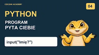 Python od zera: input i f-string — program pyta Ciebie | Lekcja 04