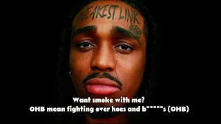 Quavo - Over H*** & B*****s (Chris Brown Diss - Lyric Video)