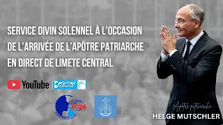 Service divin solennel à l’occasion de l’arrivée de l’apôtre-patriarche en direct de Limete Central