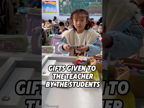 Gifts given to the teacher by the students.