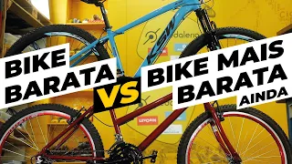 Bike barata vs bike mais barata ainda. Diferenças entre bicicleta básica e de entrada. Pedaleria