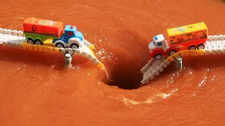 Two Container Trucks Meet On The Bridge Whirlpool #27