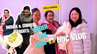 Indian and Chinese Parents under one roof finally😱 | Indian Chinese couple vlog | Couple vlog | NZ