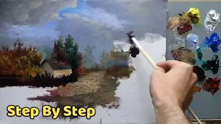 Oil Painting Landscape Tutorial Step By Step By Yasser Fayad Part 1