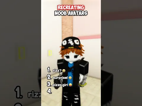 RECREATING NOOB AVATARS!😍✨ #roblox #brookhaven