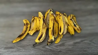 7اشياء مختلفة لم تسمع عنها من قبل لاستخدام قشور الموز 🍌