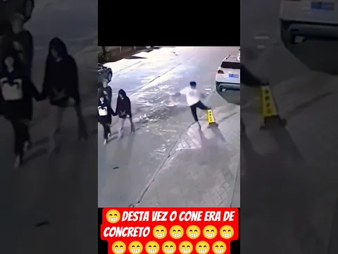 fizeram um cone de concreto pra evitar vândalos.#caminhao#caminhoneiro