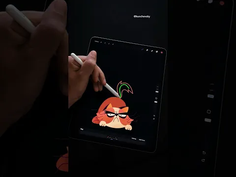 Grumpy Cat Animation Tips in Procreate 😾👀 #procreate #animation