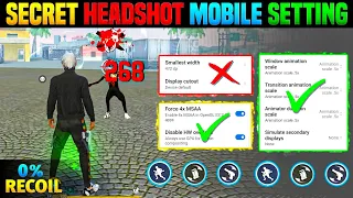 Free Fire Max Auto Headshot Trick 2026 Sensitivity | 2gb, 4gb, 6gb Ram Headshot Sensitivity Setting
