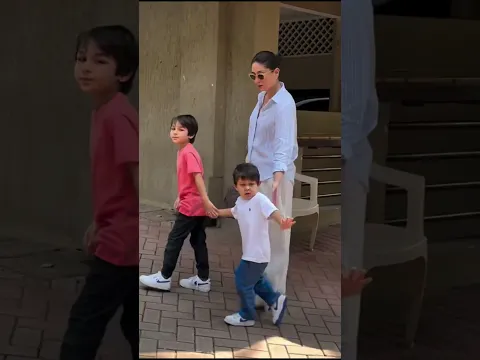Kareena Kapoor and her children #shortvideo
