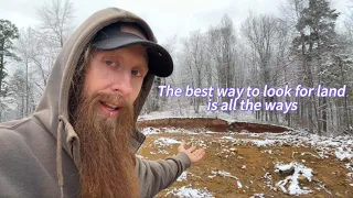 What is the right way to look for land? All of the ways! #narrowayhomestead #offgrid #land #rawland