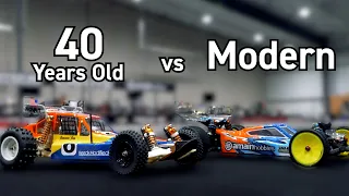 40 Year Old vs Modern R/C Race Car