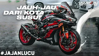 ZX25R dikirim dari polos auto jadi Full Modif HEDON jauh-jauh dari Kota SUSU ?