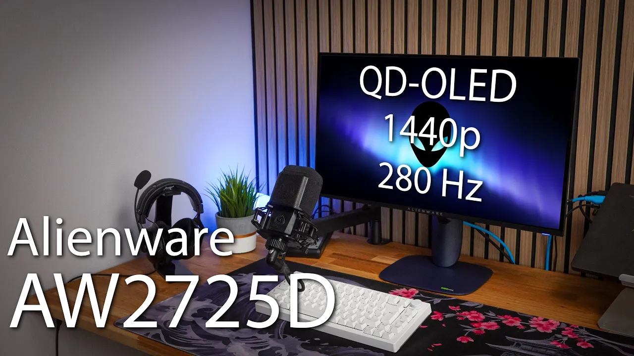 Vido-Test de Alienware AW2725D par Obli
