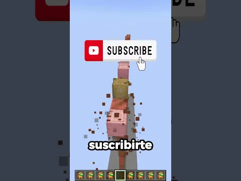 ¡Desafío de Minecraft RONALDO! 😲 #shorts #minecraft