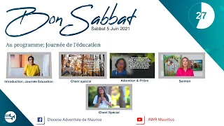 🌐 Culte d'adoration en ligne - Sabbat 05 Juin 2021 🌐