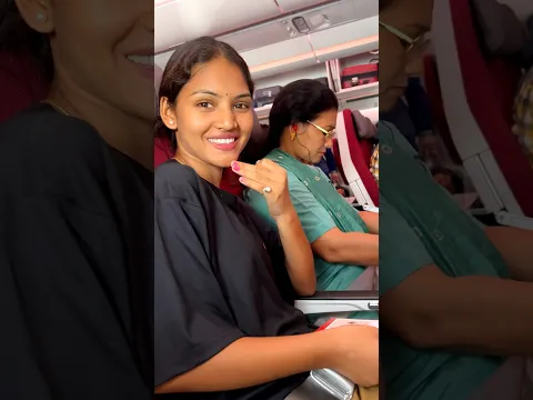 “My first flight” ✈️ pehli bar aeroplane me baithi😍|Miss.Hosiyar|#shorts #vlog #minivlog #298