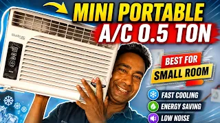 Mini Portable 0.5 Ton Window AC - Smallest Air Conditioner in India Review 2026 Cooling Test & Price