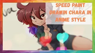 (15+) Drawing CHARA in Anime Styles (UNDERTALE)