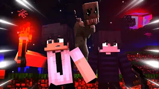 Scary Dwellers Chase Hudson in Minecraft